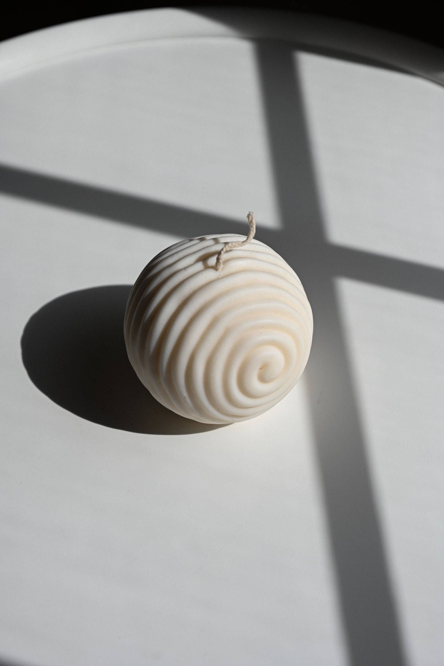 Spiral Sphere Candle